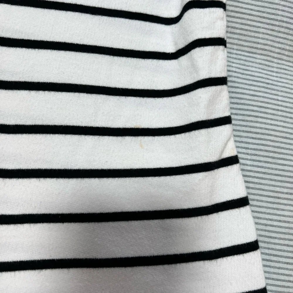 Ralph Lauren White & Black Striped Hooded Pullover - Picture 9 of 13